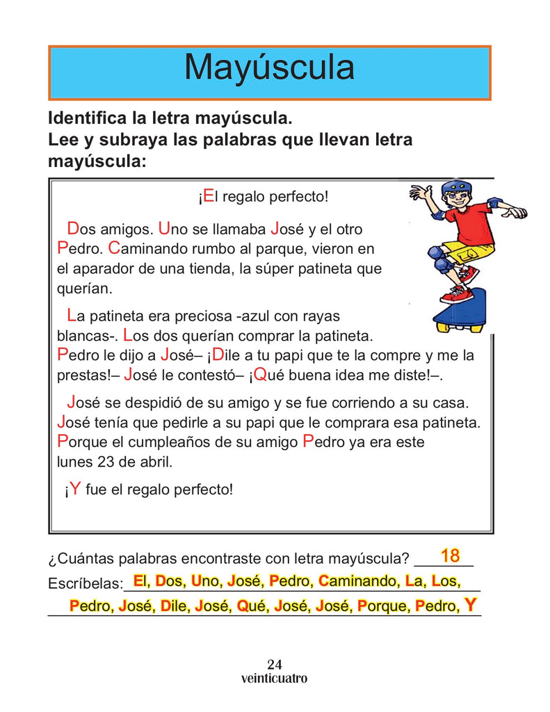 Libro integrado para niños bilingües Nivel 1 (Maestro)
